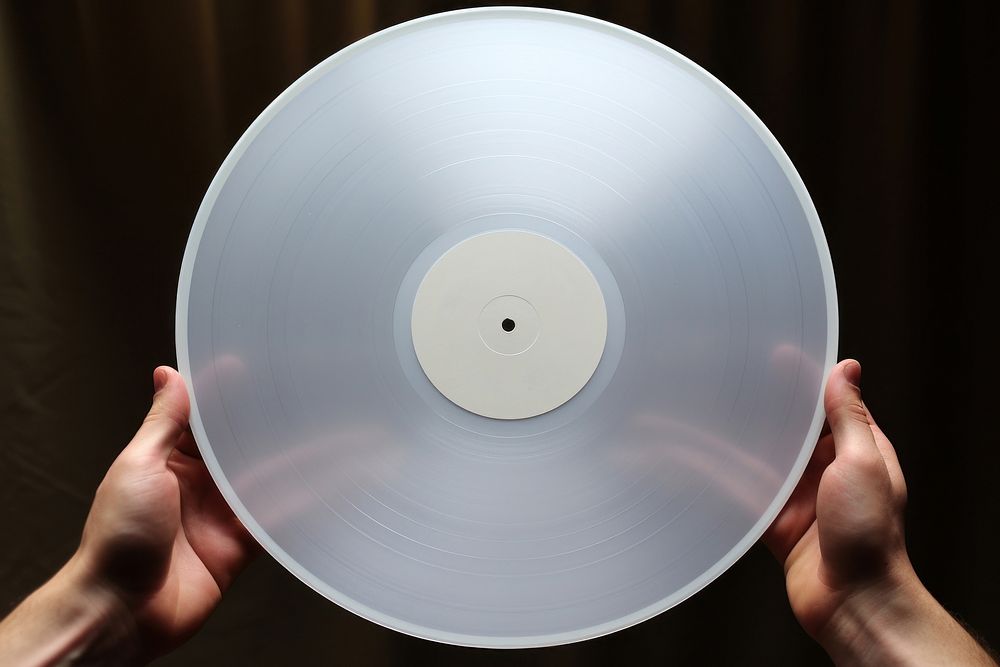 Vinyl disk music gramophone technology. AI generated Image by rawpixel.