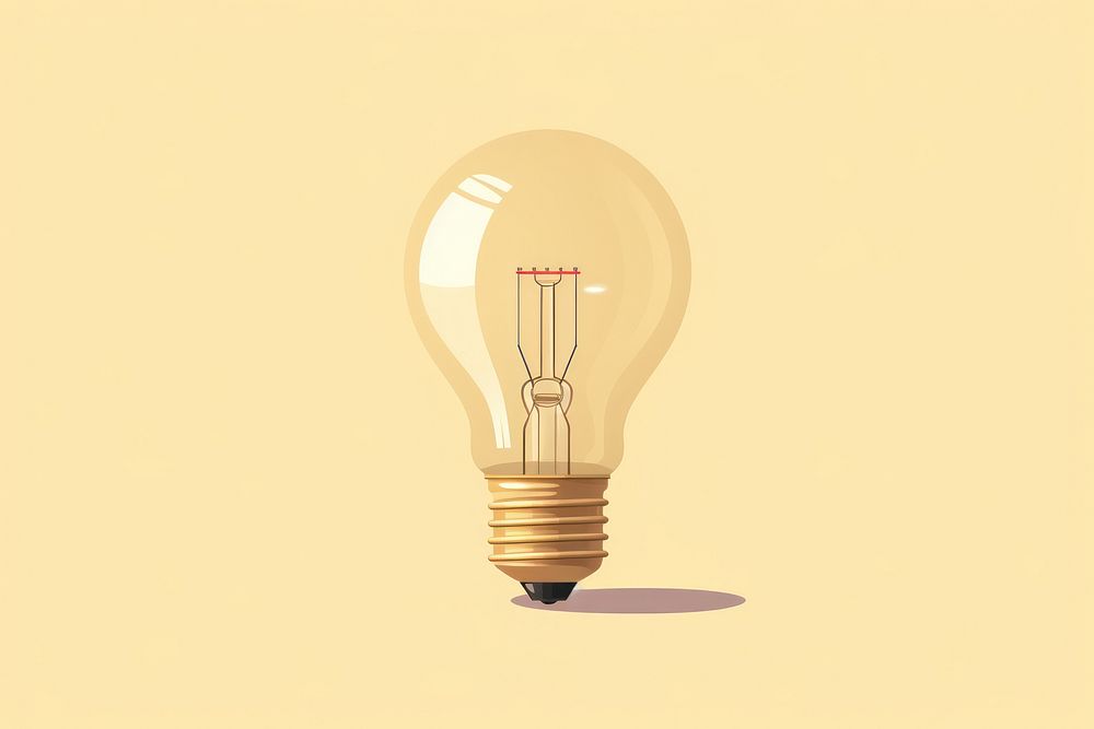 Bulb lightbulb lamp electricity. AI generated Image by rawpixel.