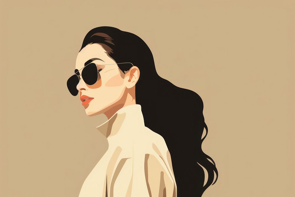 Fashion adult woman sunglasses. AI generated Image by rawpixel.