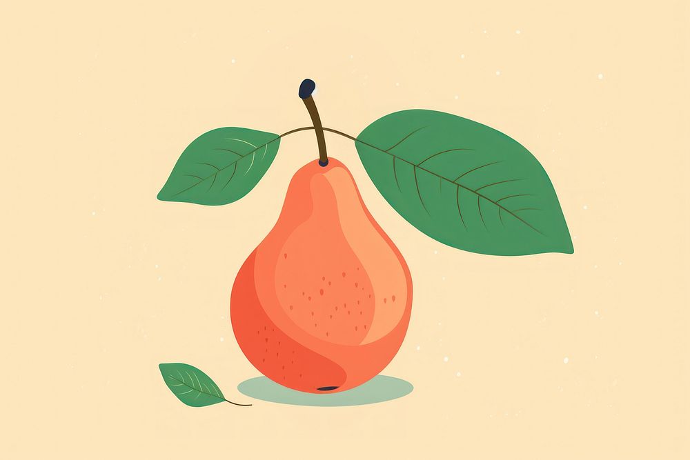 Fruit food plant pear. AI generated Image by rawpixel.