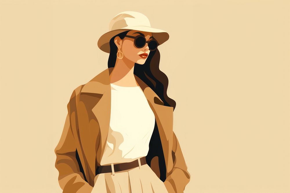 Portrait fashion adult women. AI generated Image by rawpixel.