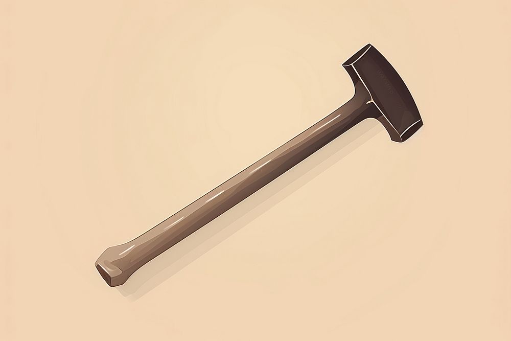 Hammer tool weaponry device. AI generated Image by rawpixel.