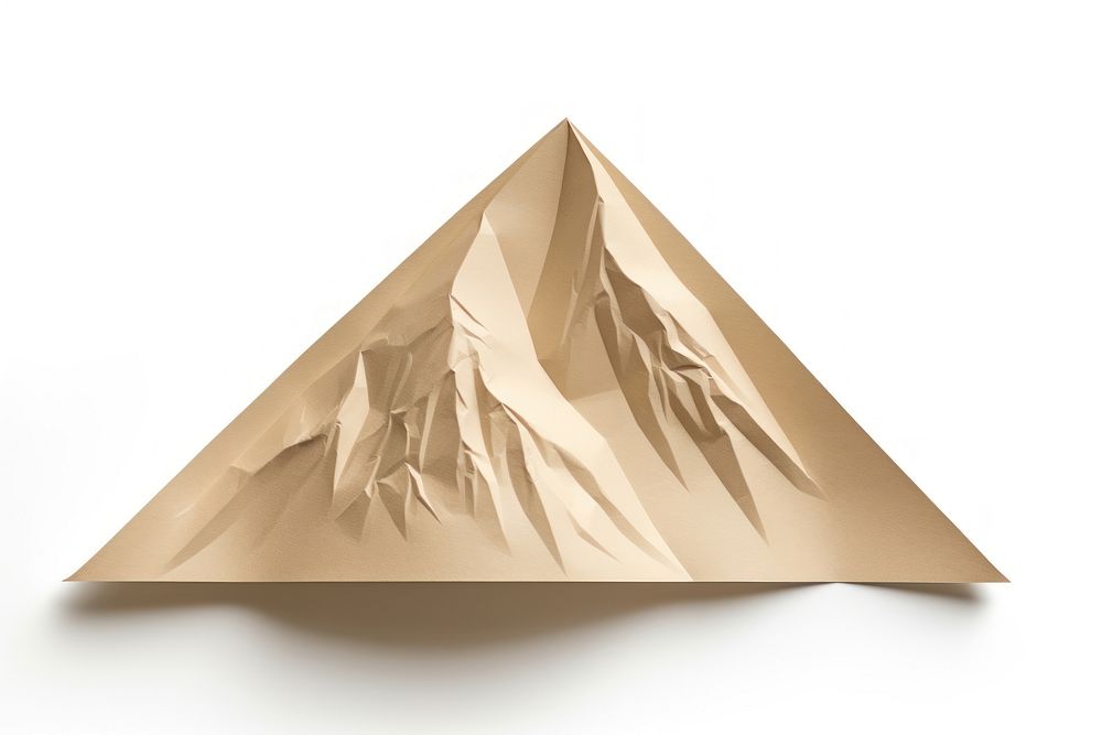 Fuji mountain paper art simplicity. AI generated Image by rawpixel.