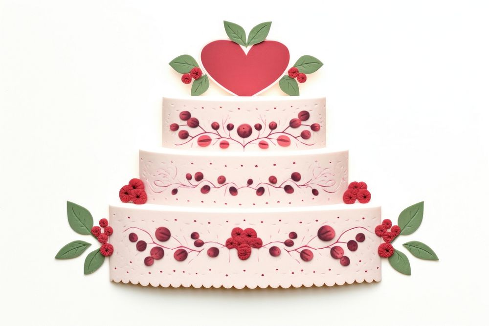 Dessert wedding plant cake. AI generated Image by rawpixel.