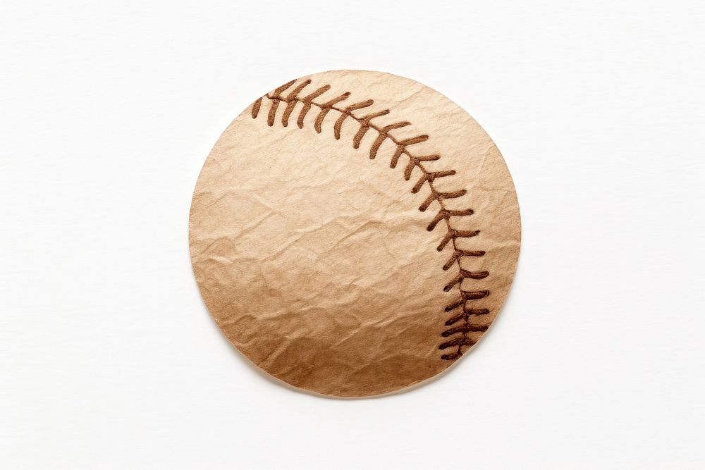 Baseball sports paper white background. AI generated Image by rawpixel.
