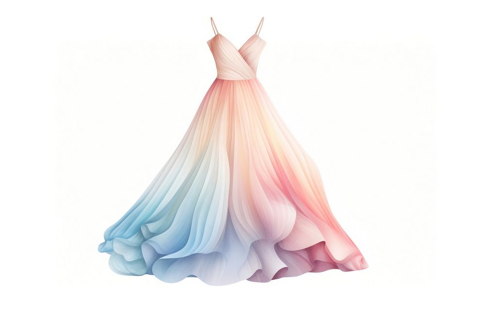 Dress wedding fashion gown. AI generated Image by rawpixel.