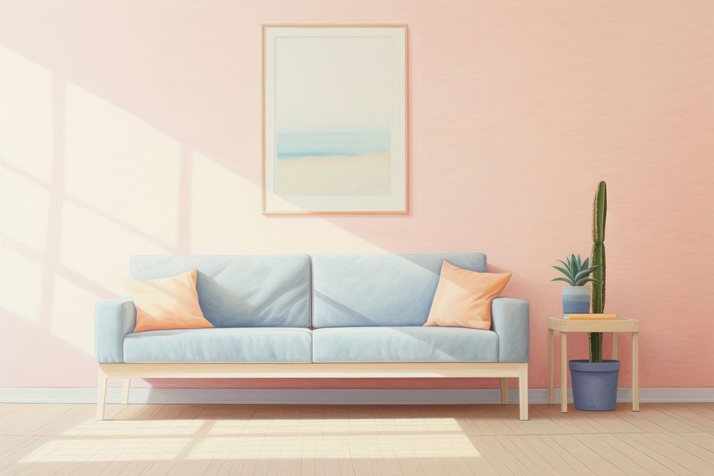 Interior architecture furniture cushion. AI generated Image by rawpixel.