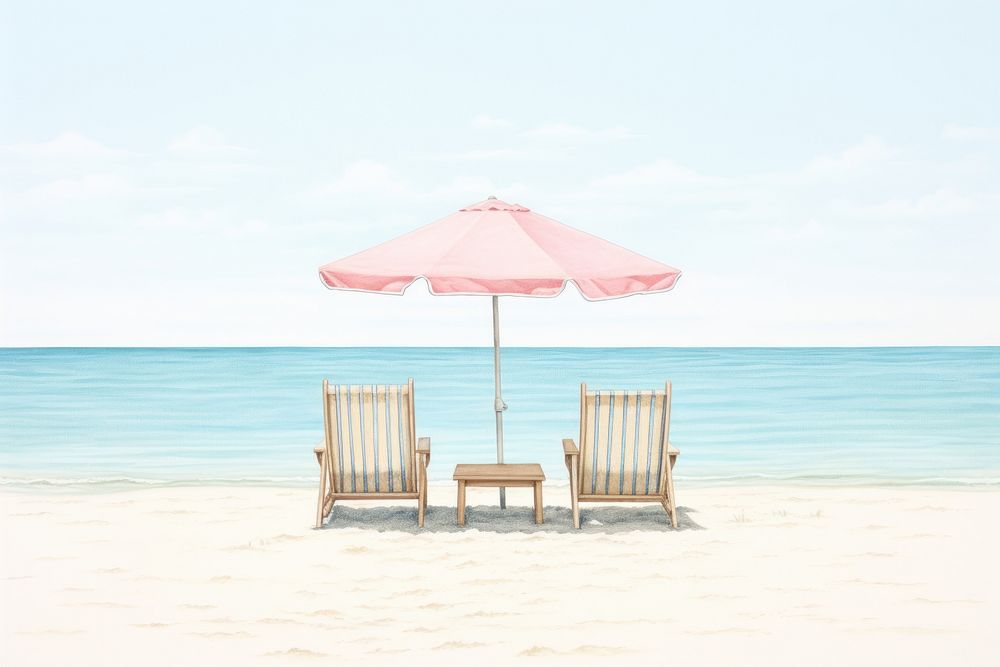 Beach travel furniture vacation outdoors. 