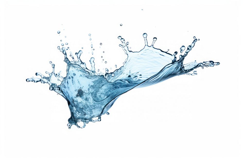 Splash water white background refreshment. AI generated Image by rawpixel.