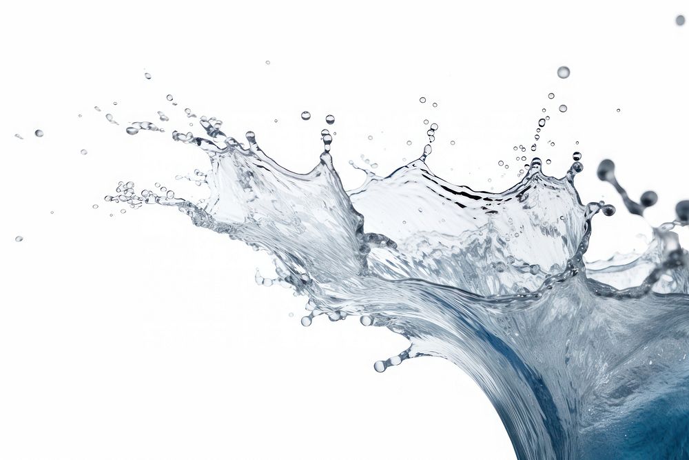 Splash backgrounds water white background. AI generated Image by rawpixel.