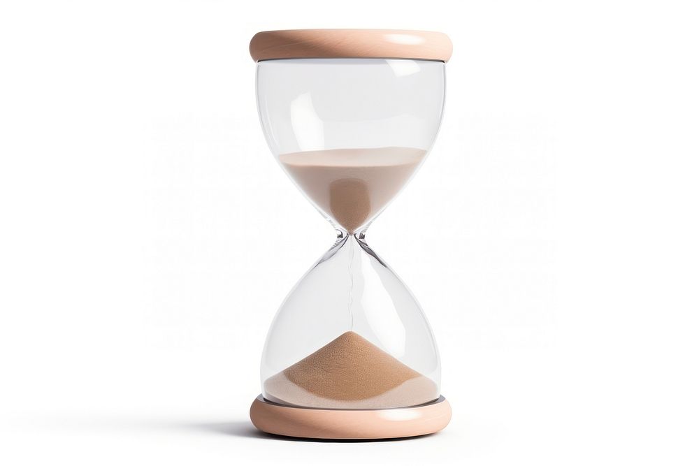 Hourglass deadline beverage timer. AI generated Image by rawpixel.