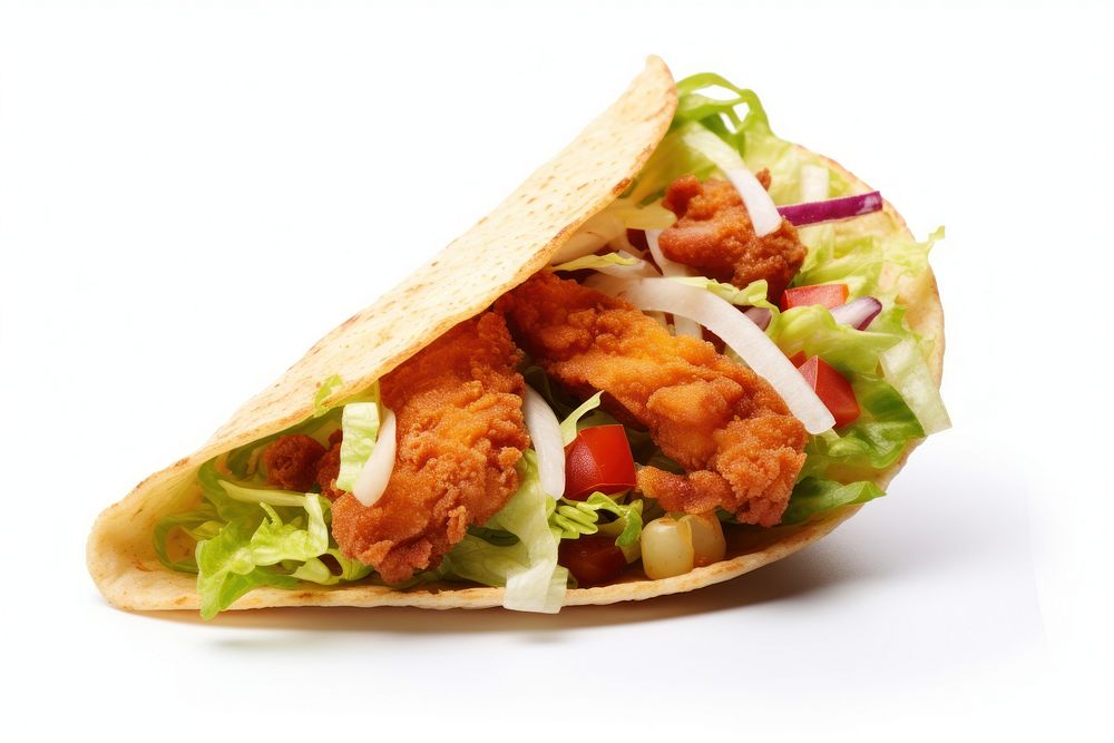 Bread food taco vegetable. AI generated Image by rawpixel.