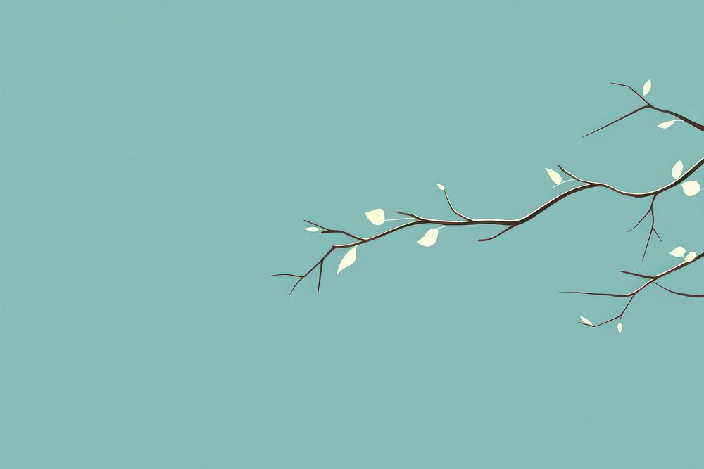 Branch nature plant graphics. AI generated Image by rawpixel.