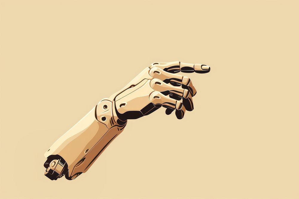 Hand robot finger electronics technology. AI generated Image by rawpixel.