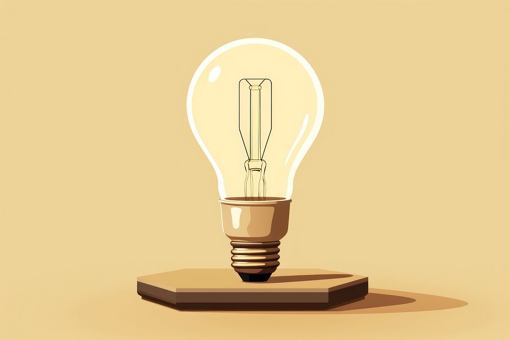 Idea lightbulb electricity illuminated. AI generated Image by rawpixel.