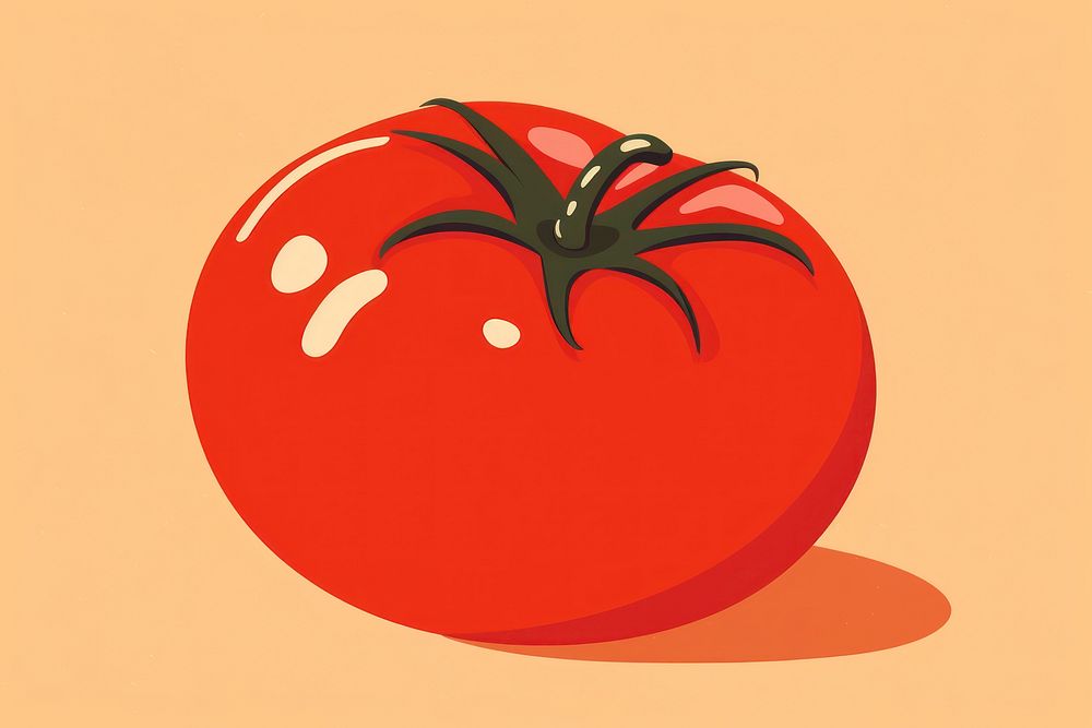 Tomato food vegetable plant. AI generated Image by rawpixel.