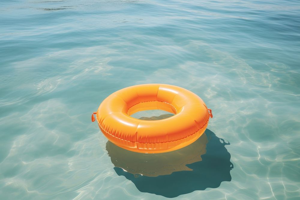 Swimming float summer tranquility inflatable. AI generated Image by rawpixel.