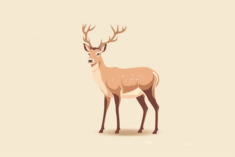 Deer wildlife animal mammal. AI | Free Photo Illustration - rawpixel