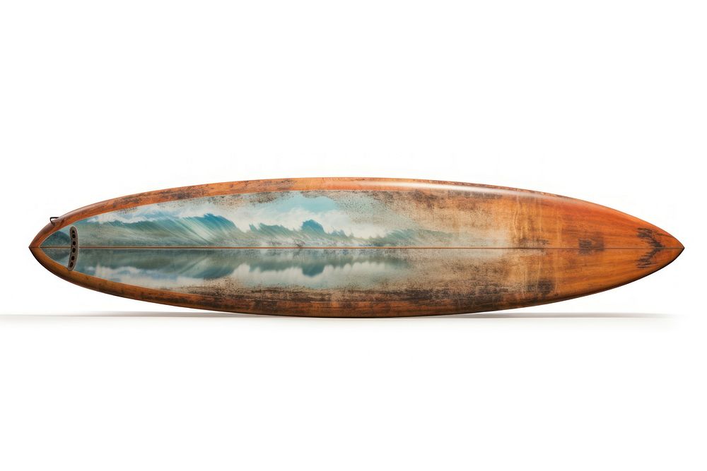Vintage Surfboard surfboard architecture recreation. AI generated Image by rawpixel.