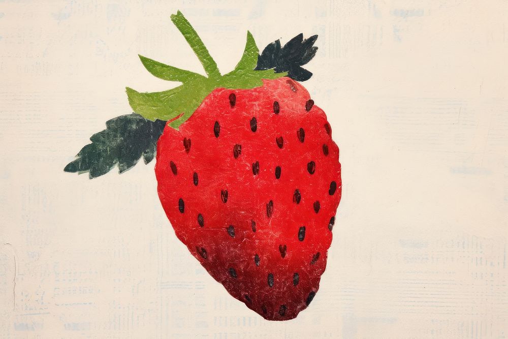 Mix berry strawberry fruit plant. AI generated Image by rawpixel.