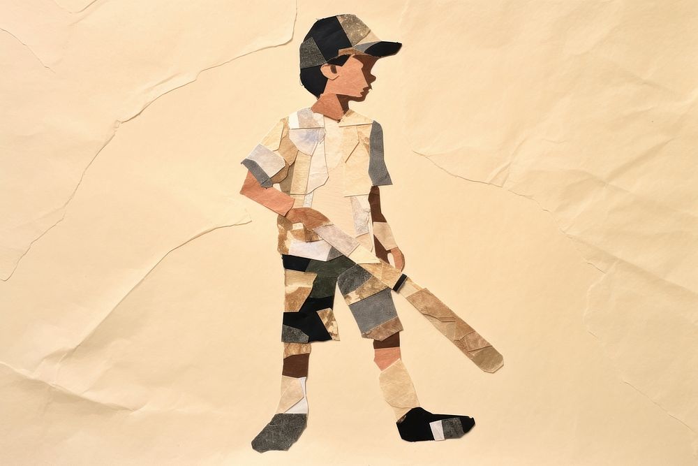 Baseball player art kid representation. AI generated Image by rawpixel.