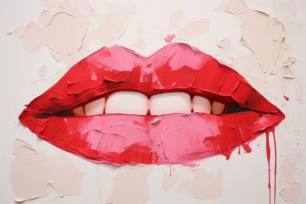 Lipstick cosmetics person heart. AI generated Image by rawpixel.
