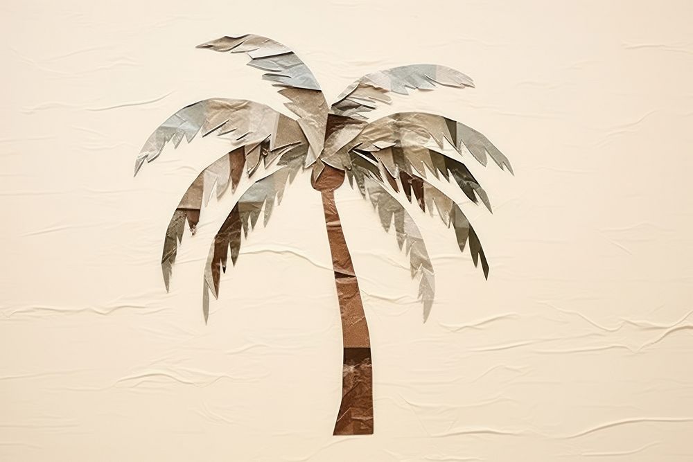 Palm tree plant art creativity. 