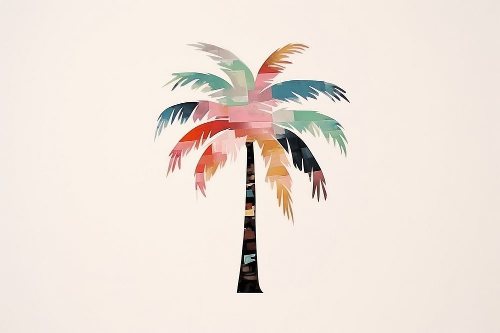 Palm tree plant creativity arecaceae. AI generated Image by rawpixel.