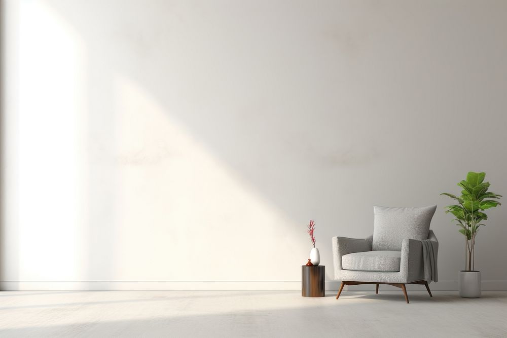 Wall architecture furniture armchair. AI generated Image by rawpixel.