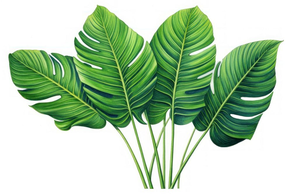 Tropical leaves plant leaf freshness. AI generated Image by rawpixel.