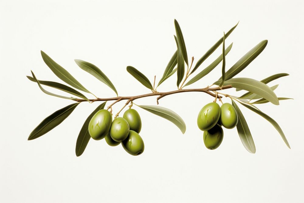 Olive branch plant leaf tree. AI generated Image by rawpixel.