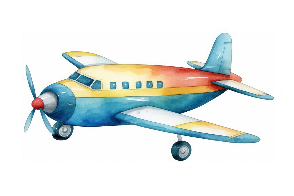 Plane propeller aircraft airplane. AI generated Image by rawpixel.