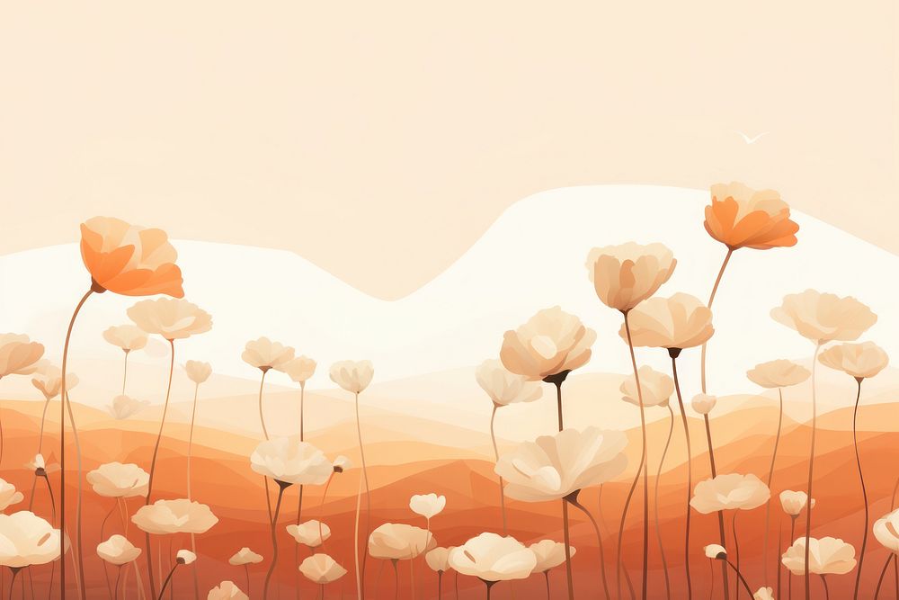 Flower garden flower backgrounds landscape. AI generated Image by rawpixel.
