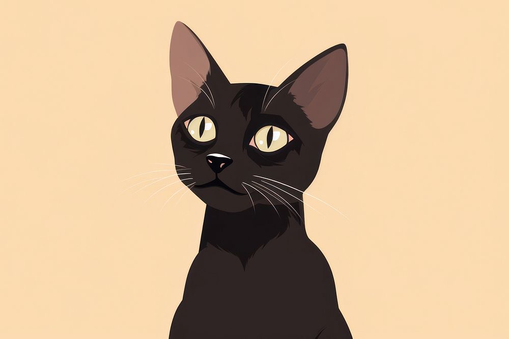 Kitty short hair animal mammal pet. AI generated Image by rawpixel.