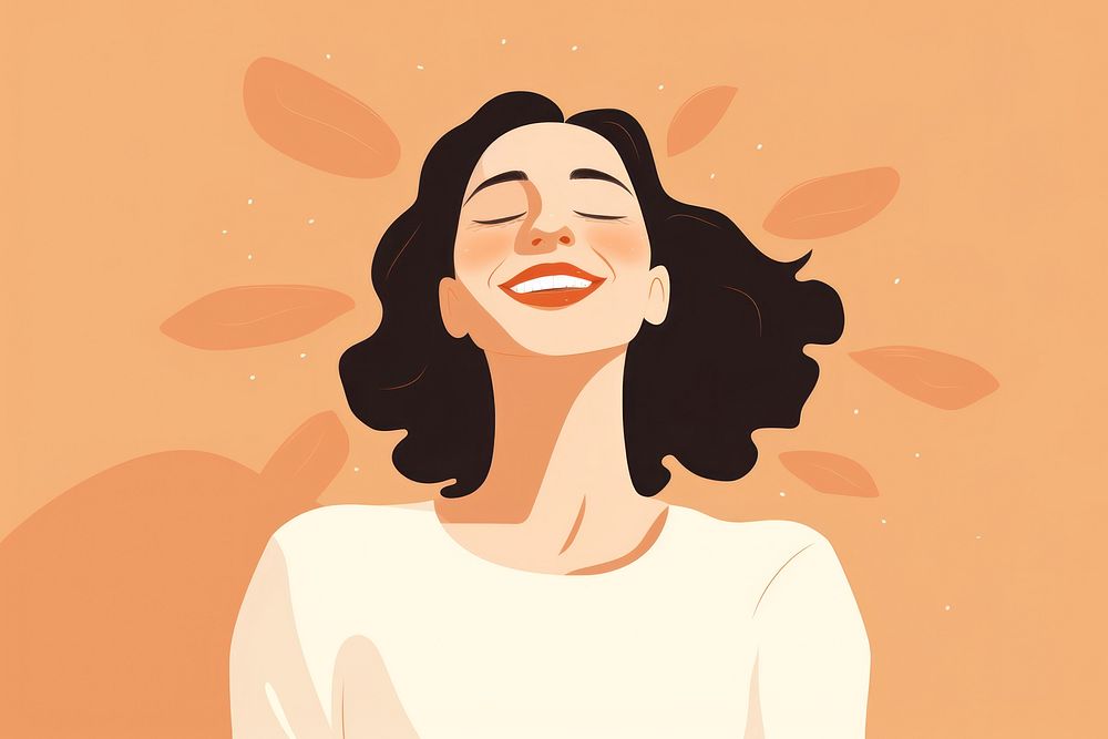 Smile laughing cheerful portrait. AI generated Image by rawpixel.