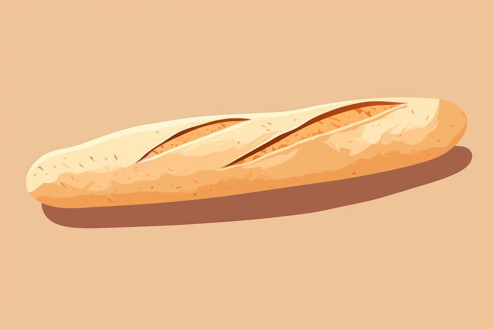 Baguette food bread sourdough. AI generated Image by rawpixel.