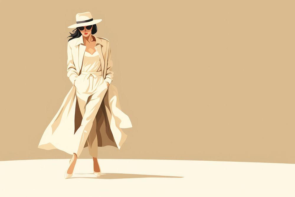 A woman walking fashion accessories sunglasses. AI generated Image by rawpixel.