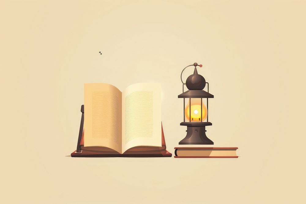 Quran publication lantern lamp. AI generated Image by rawpixel.