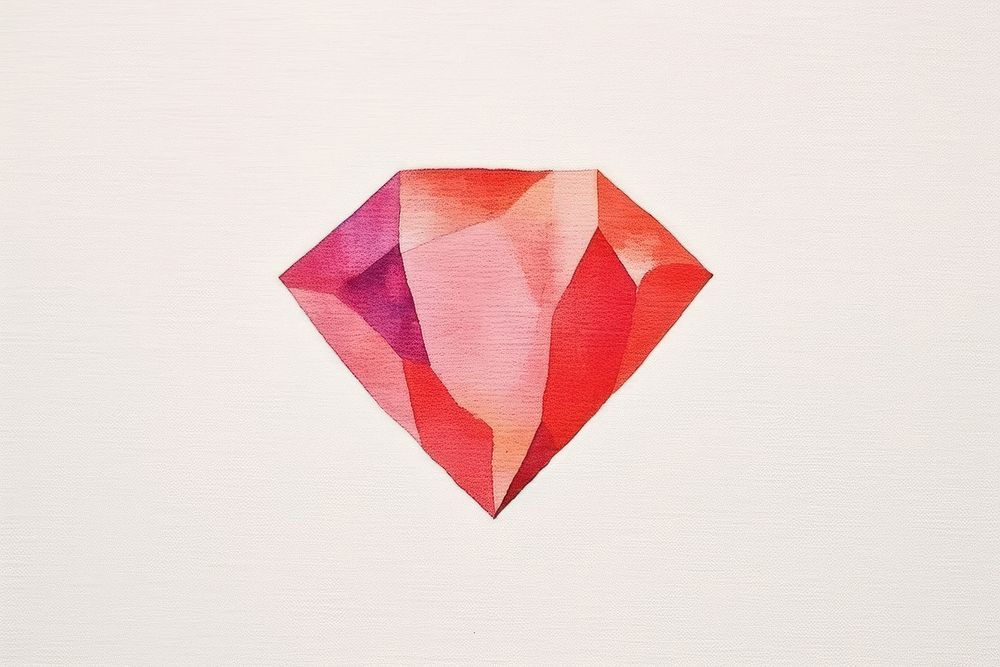 Diamond jewelry paper art. AI generated Image by rawpixel.
