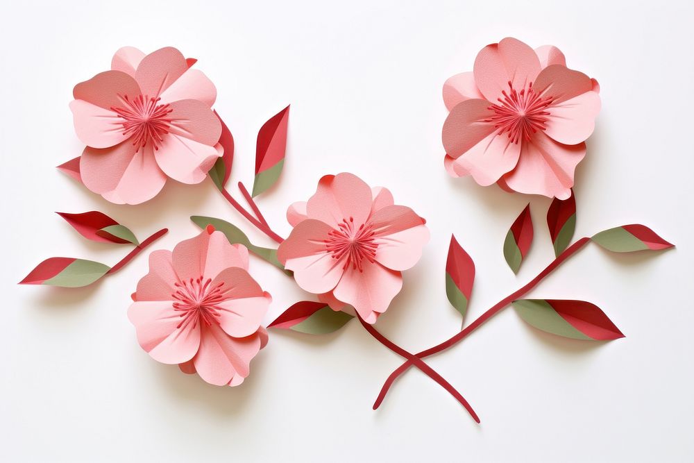 Lillys paper flower petal. AI generated Image by rawpixel.