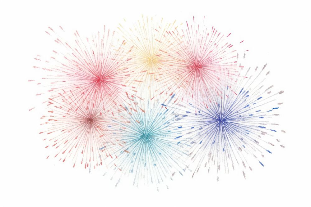 Fireworks backgrounds celebration drawing. AI generated Image by rawpixel.