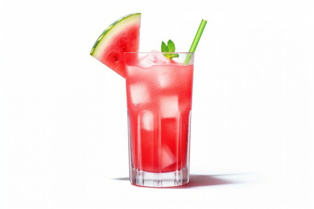 Watermelon juice cocktail mojito fruit. AI generated Image by rawpixel.