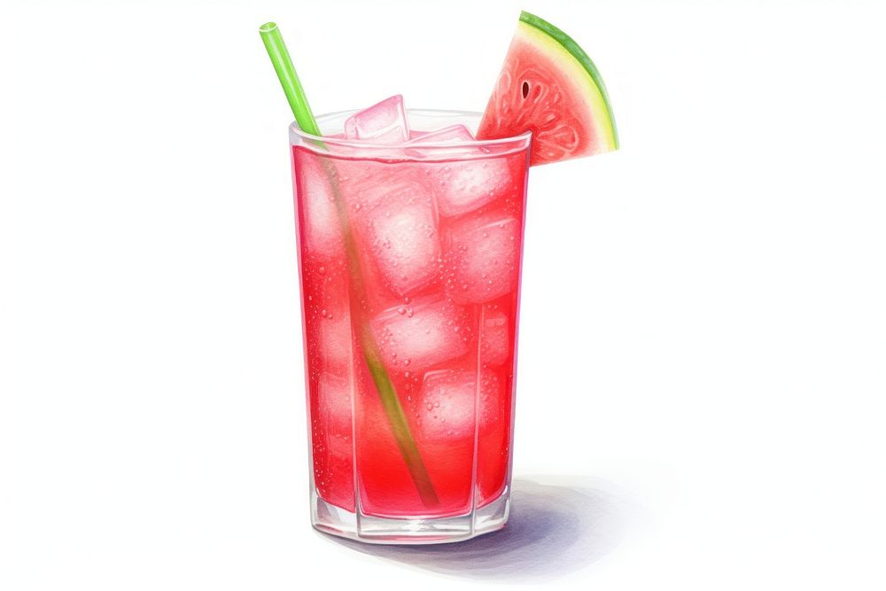 Watermelon juice cocktail drink fruit. AI generated Image by rawpixel.