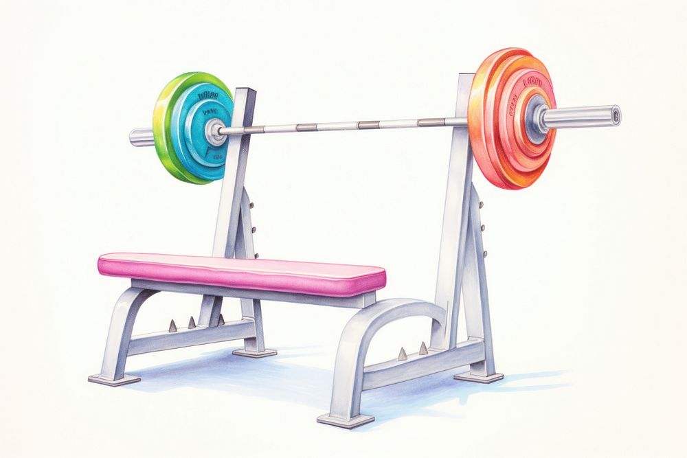 Gym sports white background transportation. AI generated Image by rawpixel.