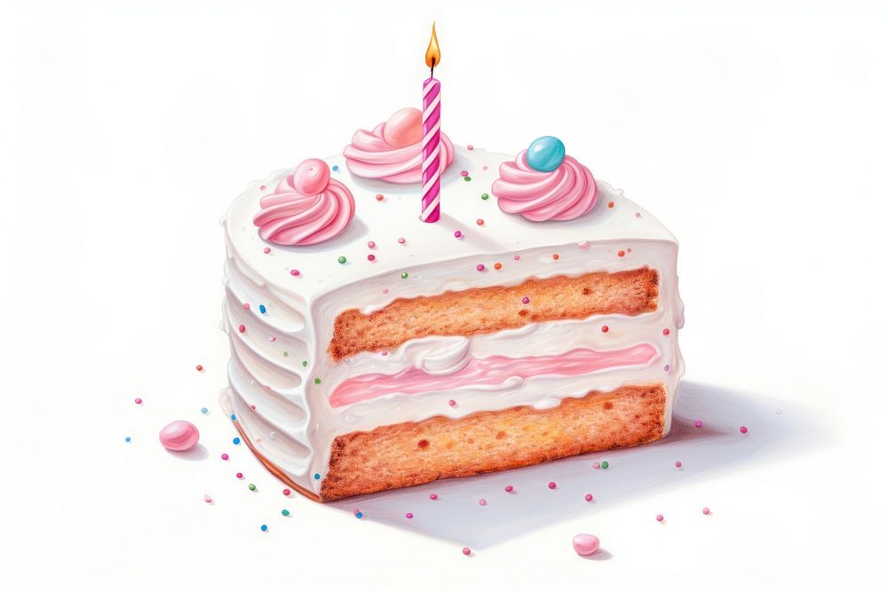 Cake celebration dessert cream. AI generated Image by rawpixel.