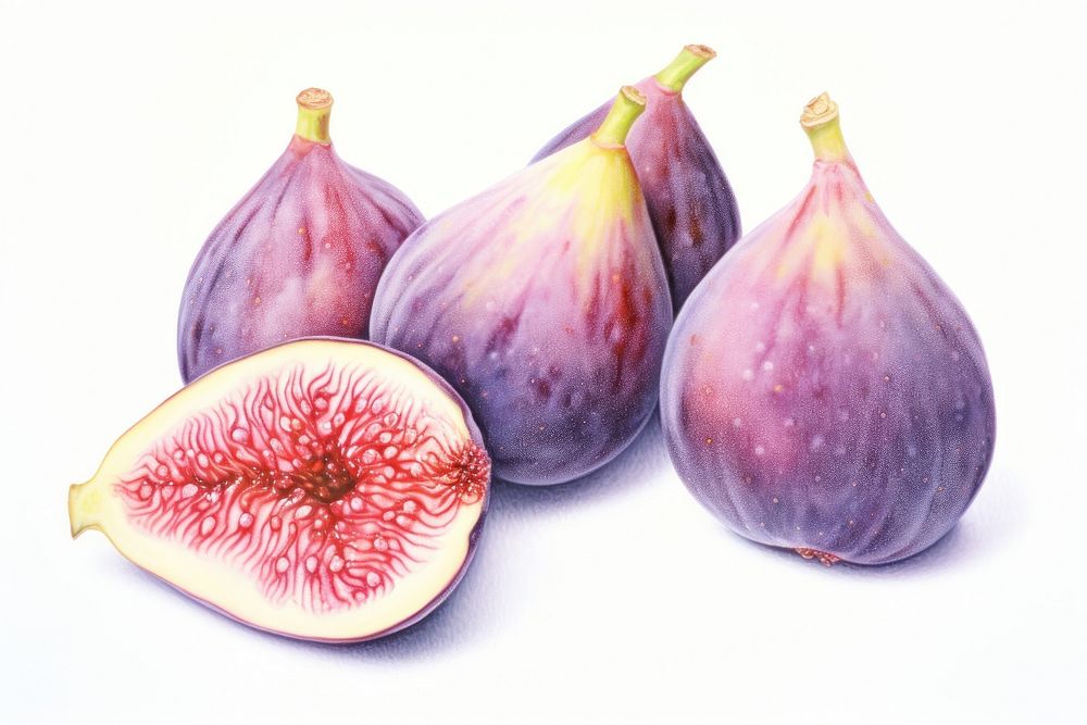 Fig fruit plant food. AI generated Image by rawpixel.