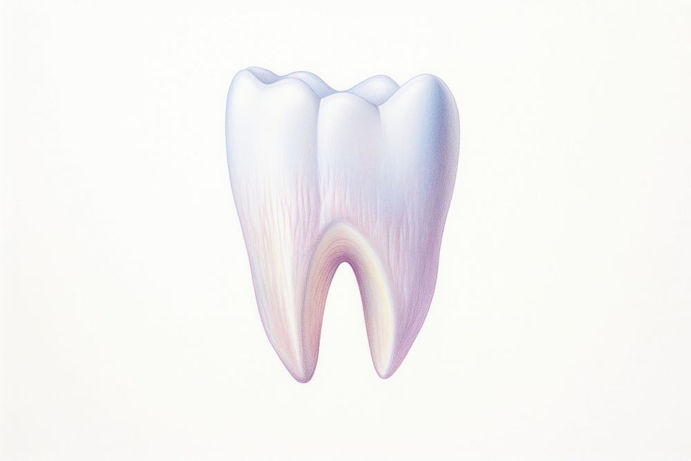 Tooth white background blossom pottery. AI generated Image by rawpixel.