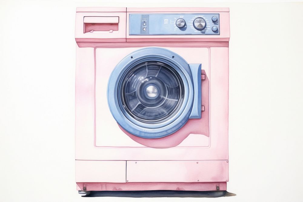 Washing machine appliance dryer technology. AI generated Image by rawpixel.