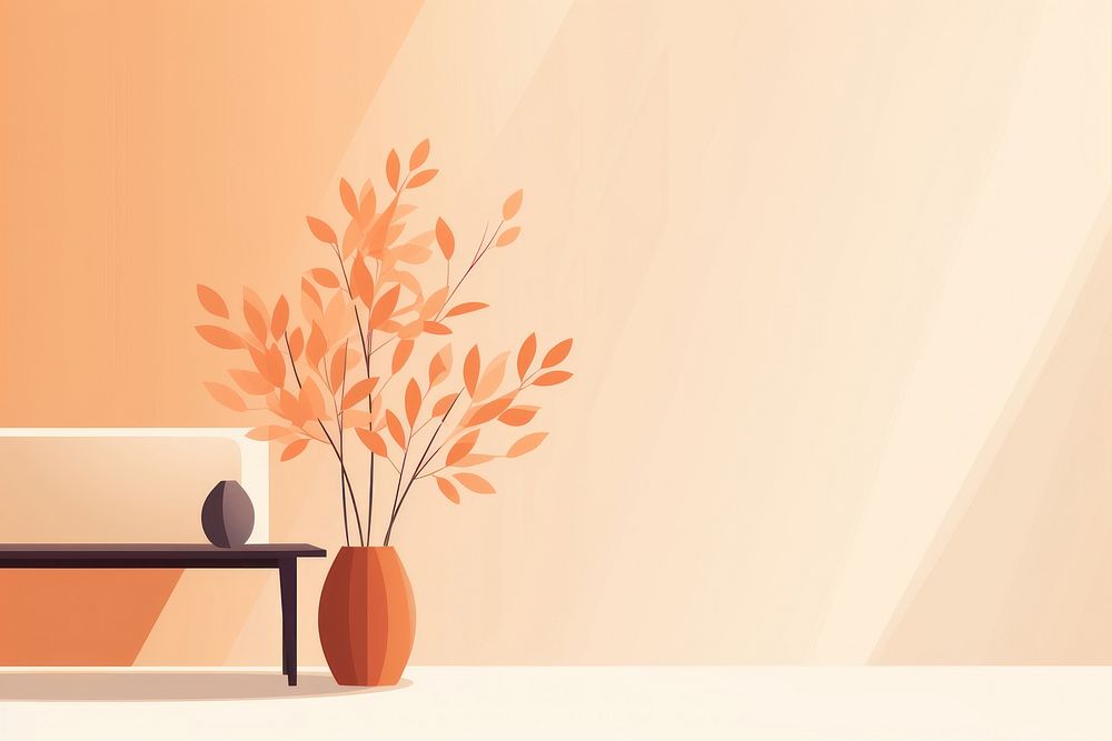 Autumn ambient wall plant architecture. AI generated Image by rawpixel.