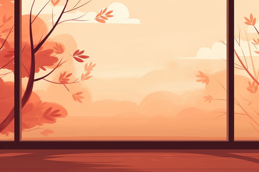 Autumn ambient backgrounds architecture tranquility. AI generated Image by rawpixel.